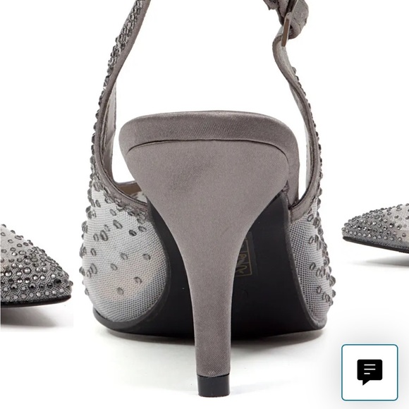 Lady Couture Pewter Heels - Picture 4 of 11